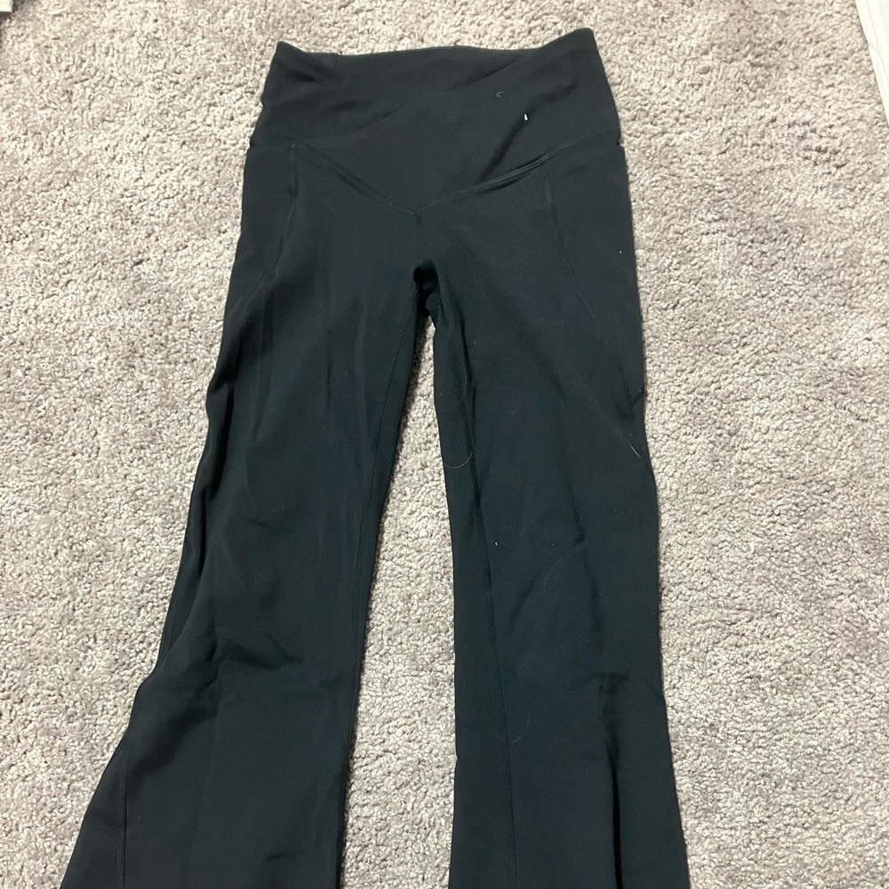 fableticas Black flare leggings